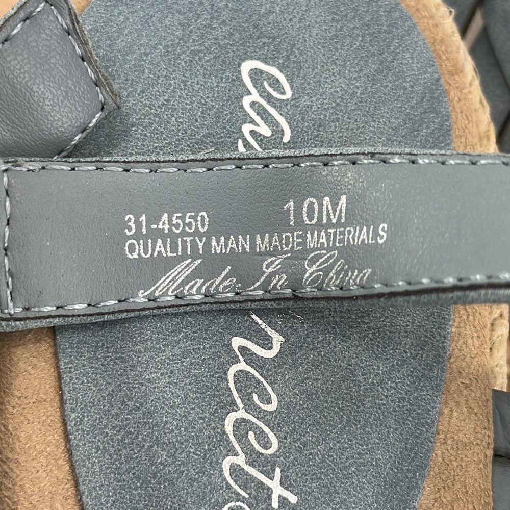 Easy Street Ora Espadrille Sandals- Denim Blue- Size 10 M- NWOB - Picture 8 of 8